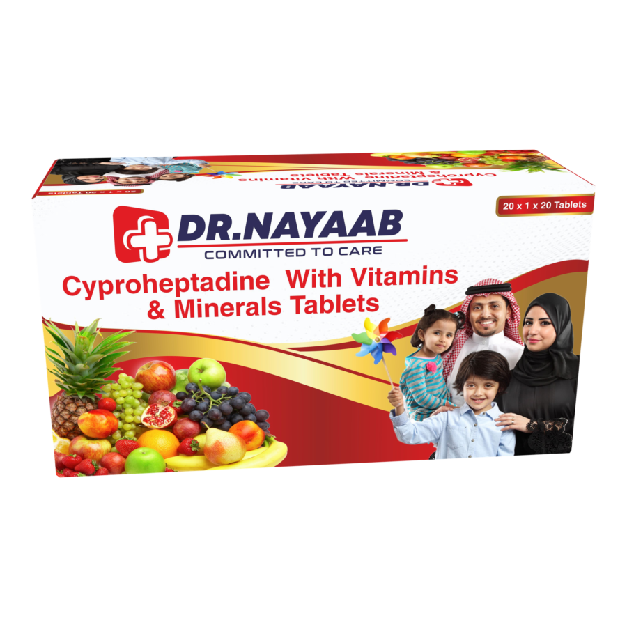 Cyproheptadine with Vitamins & Minerals Tablets